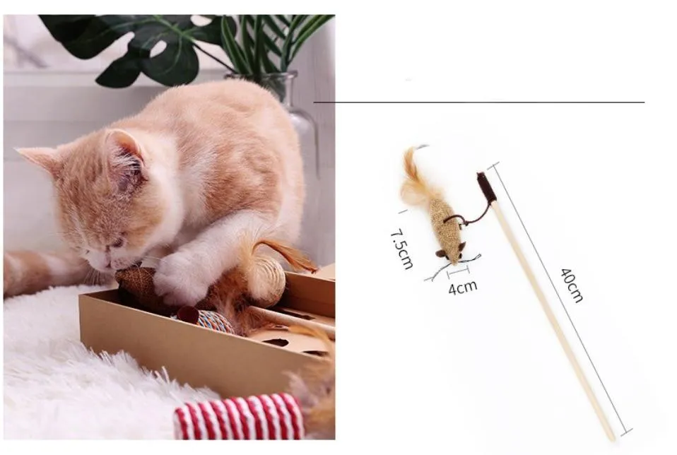 7-in-1 Set Cat Toys Pack