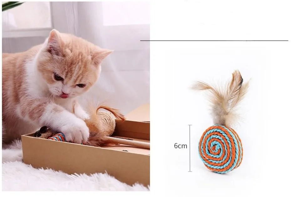 7-in-1 Set Cat Toys Pack