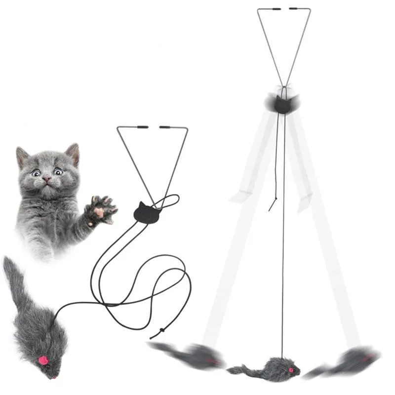 A-Door-Able Bouncing Mouse Cat Toy