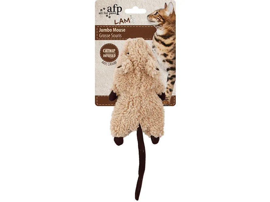 AFP Lambswool - Jumbo Crinkle Catnip Rodent