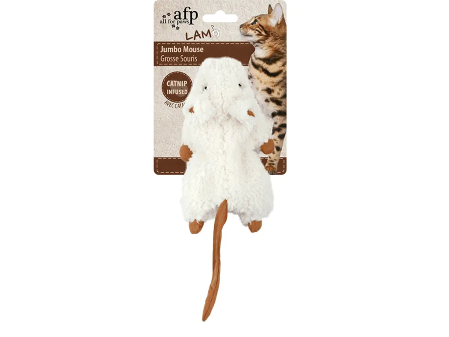 AFP Lambswool - Jumbo Crinkle Catnip Rodent