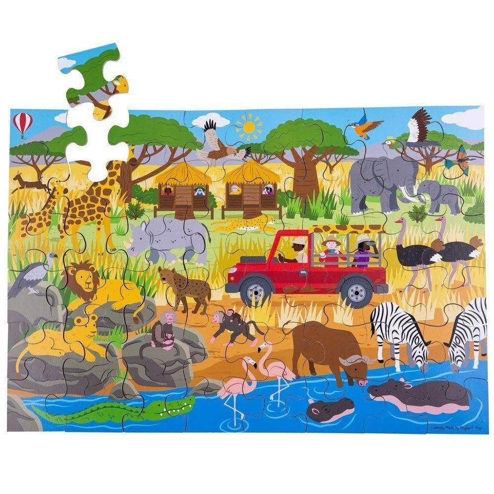 African Adventure Floor Puzzle (48 piece)