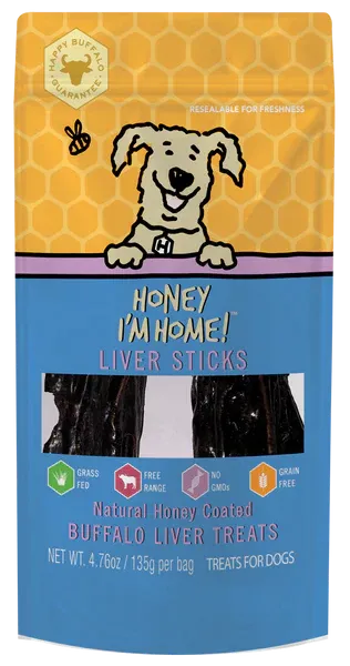 All American Pets Honey I'm Home LIVER STICKS