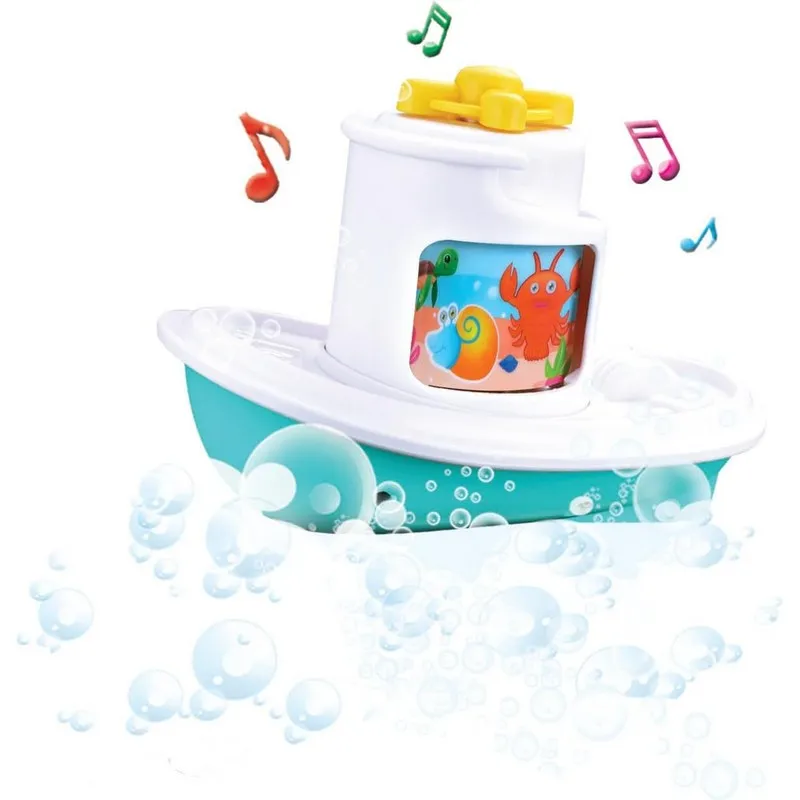 BB Junior Splash N Play Music Tugboat Toy With Sound Effect