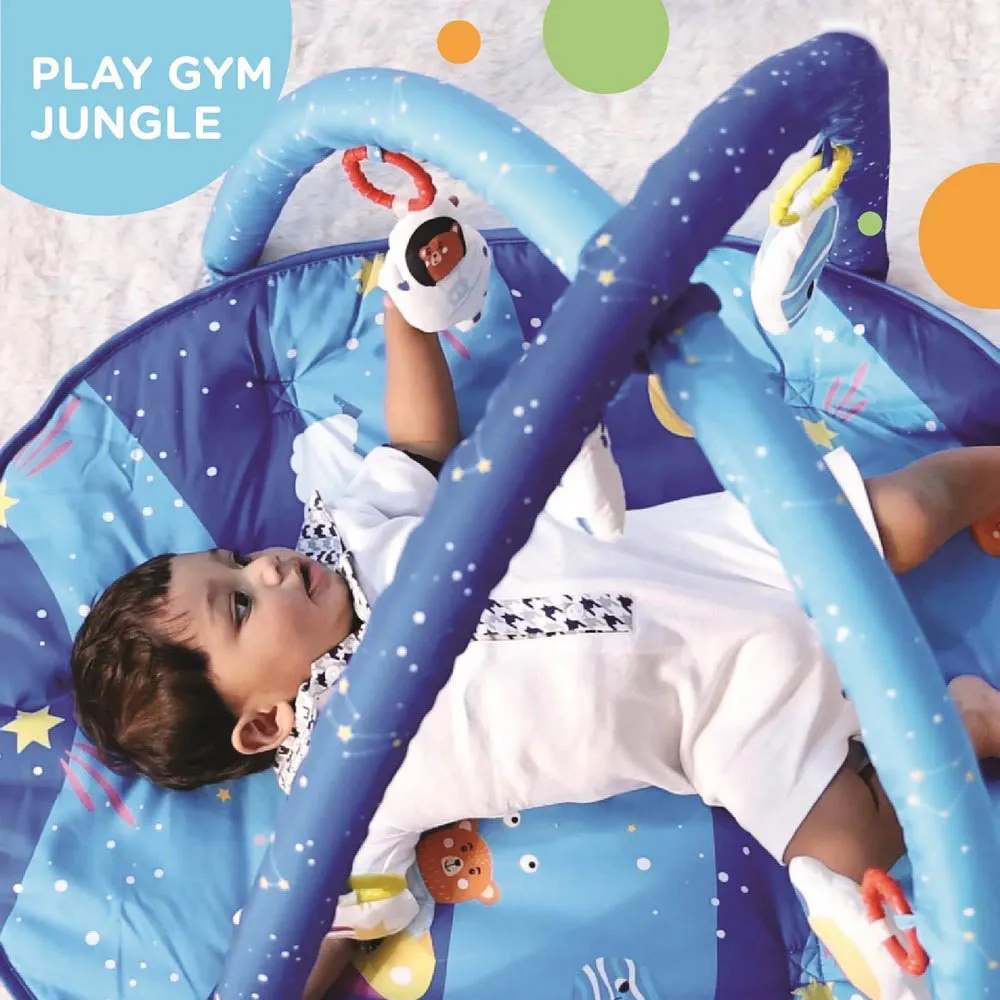 Blue Space Theme Baby Play Gym