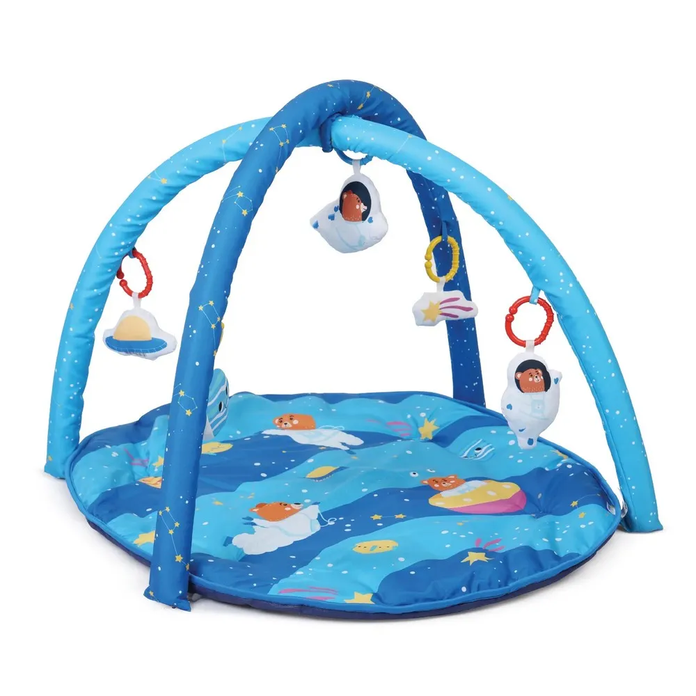 Blue Space Theme Baby Play Gym