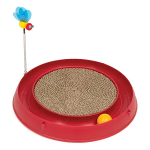 Catit Play Circuit Ball Toy with Scratch Pad