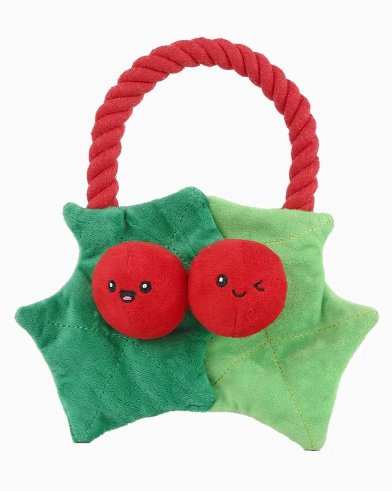 Christmas Berry Crinkle Dog Toy