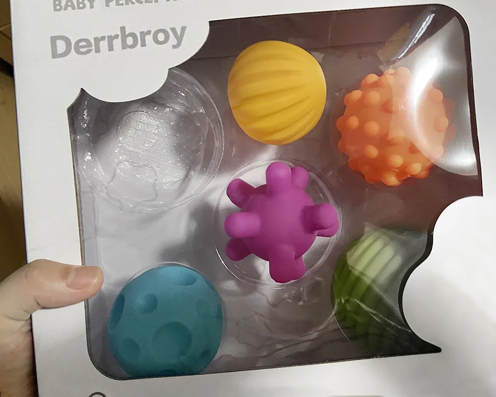 Derrbroy- Baby toys, sensory toys, and learning toys for teething babies