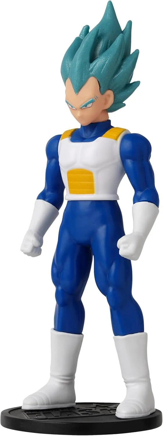 Dragon Ball Flash Series Super Saiyan Blue Vegeta Anime Figure | 4'' Tall