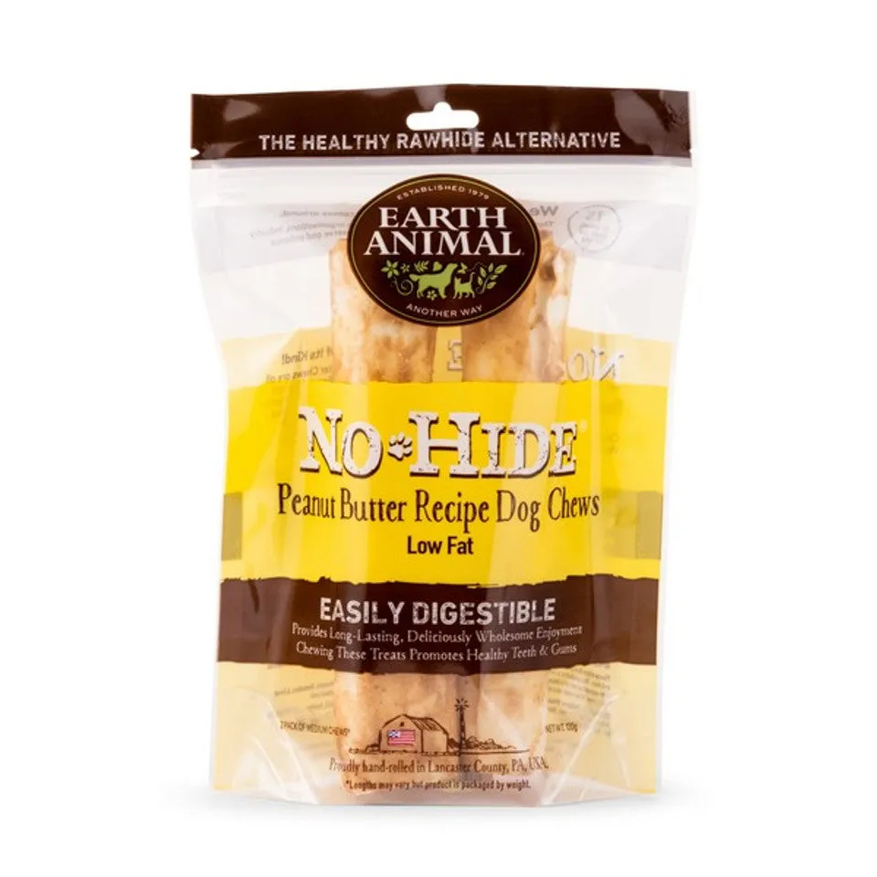 Earth Animal No Hide Peanut Butter Dog Stix & Chews