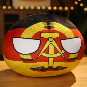 East Germany countryball Pillow plushies: Cozy and Cute