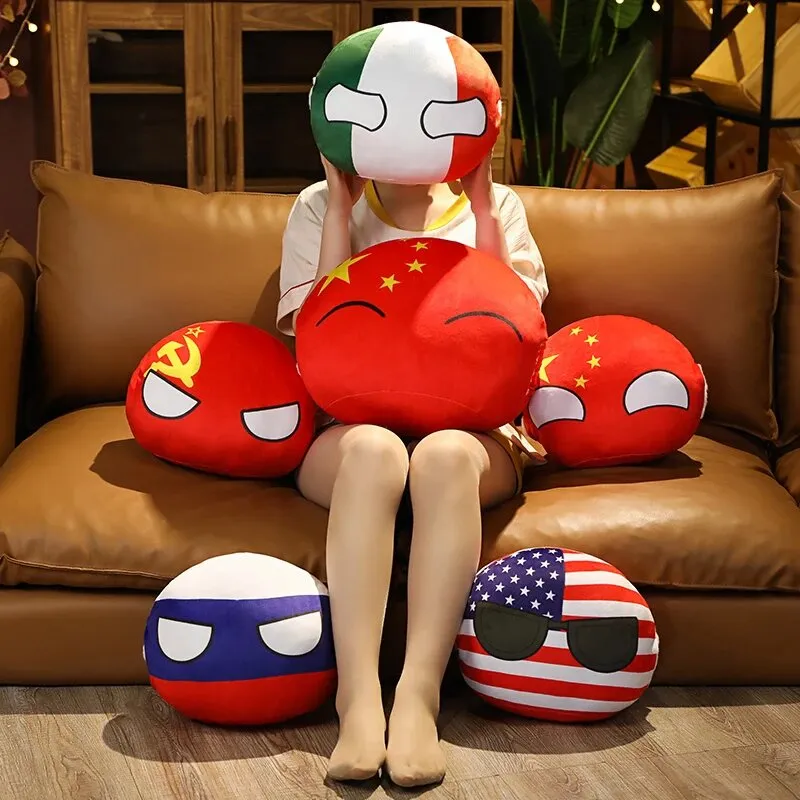 East Germany countryball Pillow plushies: Cozy and Cute