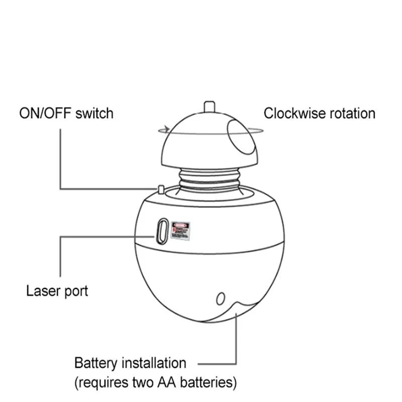 Electronic Cat Toy Rotating Tumbler Automatic Motion Interactive Cat Toys