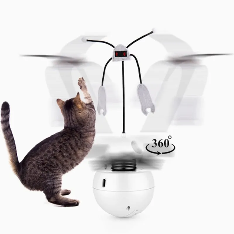 Electronic Cat Toy Rotating Tumbler Automatic Motion Interactive Cat Toys