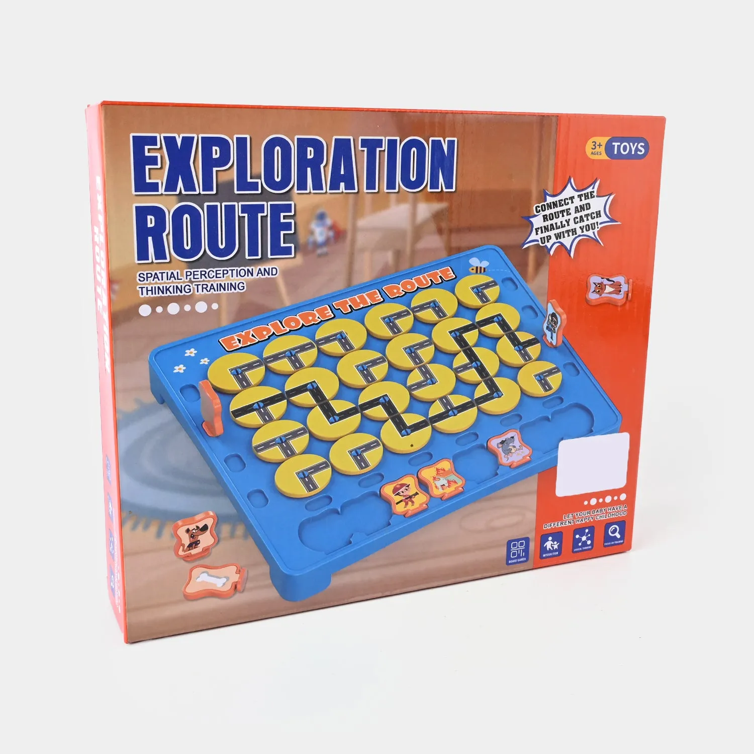 Exploration Route Puzzle Game For Kids