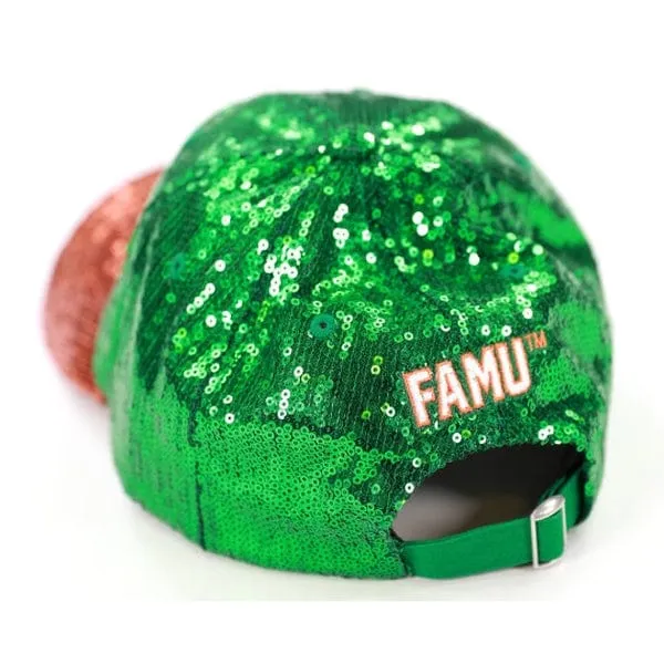 Florida A&M University Rattlers Sequin Baseball Cap