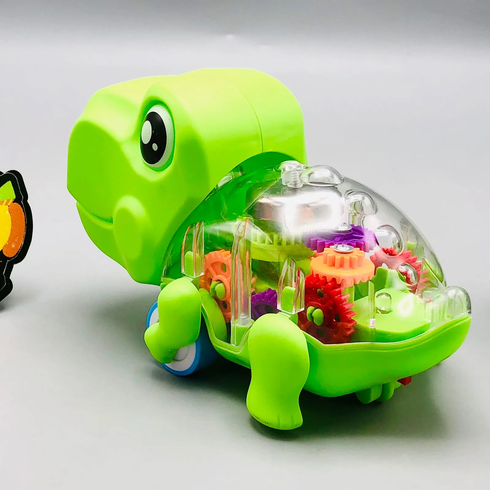 Inertial Gear Wheel Dinosaur With Lights - 1Pc