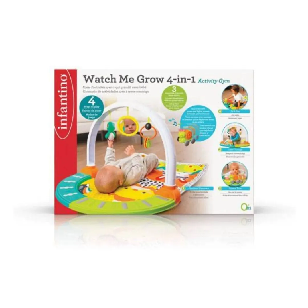 Infantino Watch Me Grow 4 In 1 Activity Gym