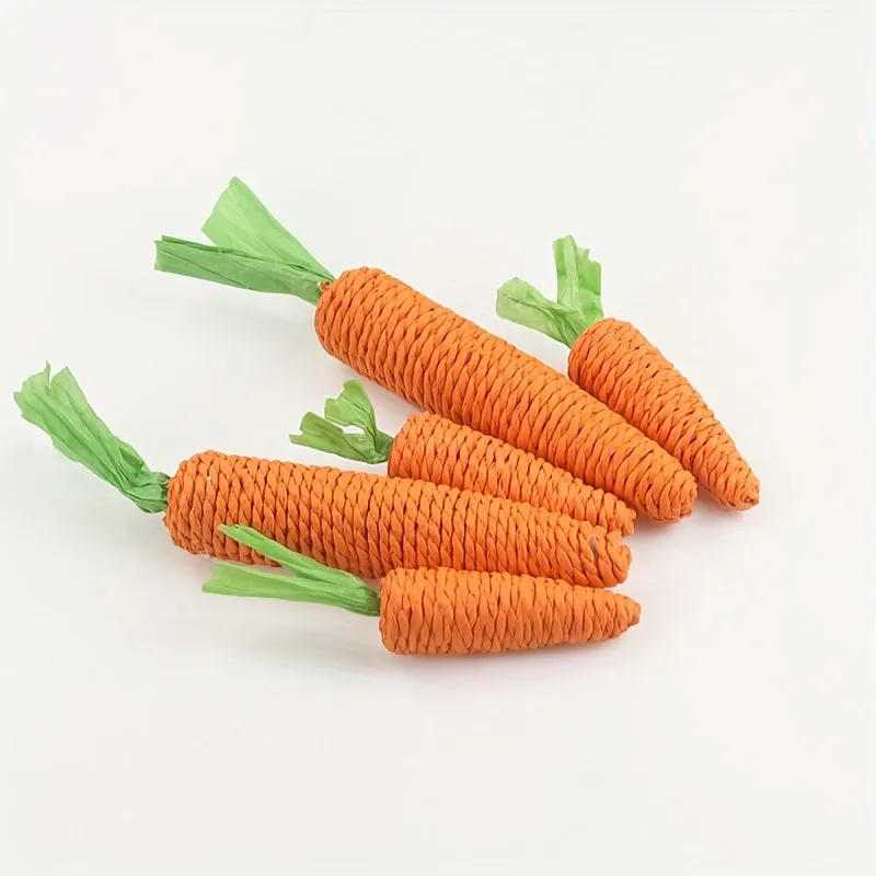 Interactive Carrot Cat Toy Teeth Cleaning and Playfulness