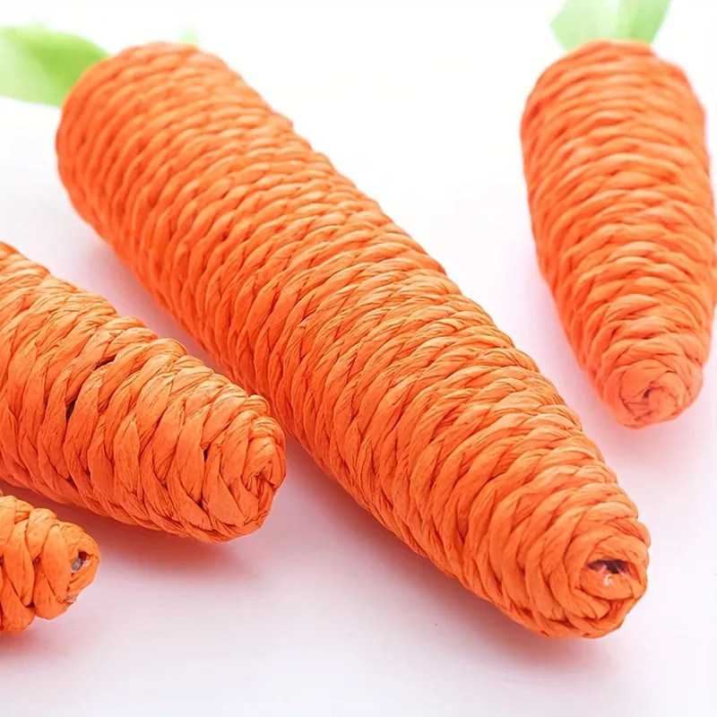 Interactive Carrot Cat Toy Teeth Cleaning and Playfulness