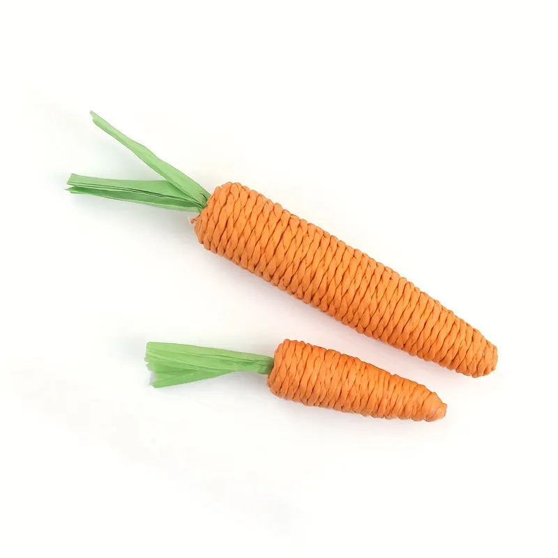 Interactive Carrot Cat Toy Teeth Cleaning and Playfulness