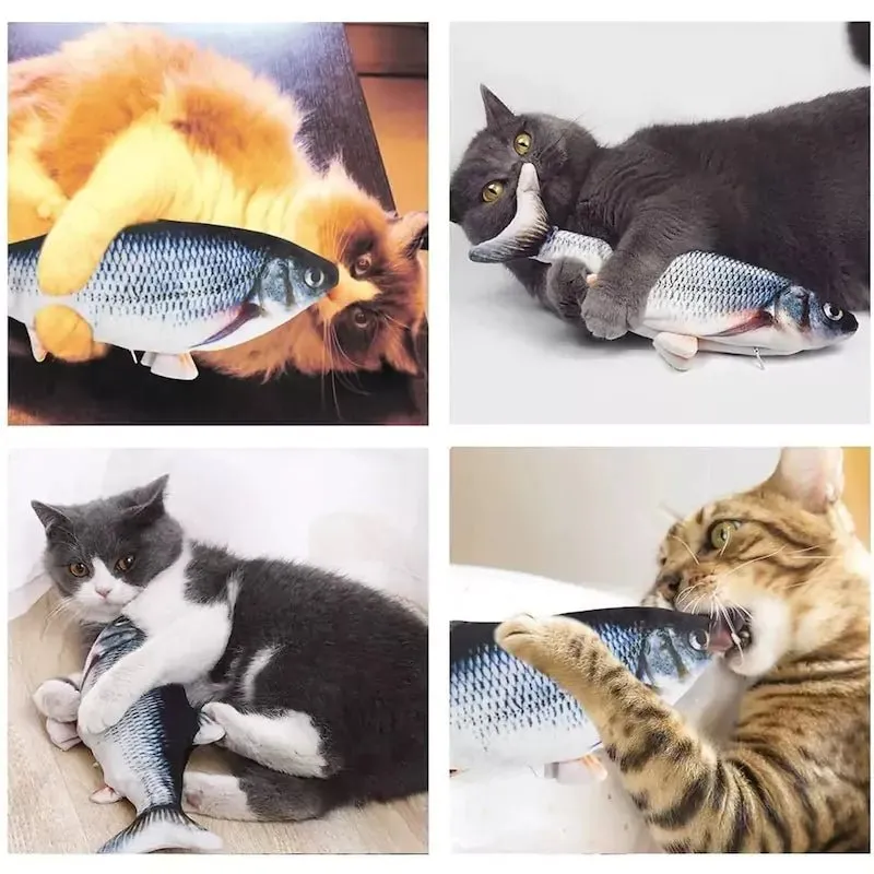 Interactive Fish Catnip Toy