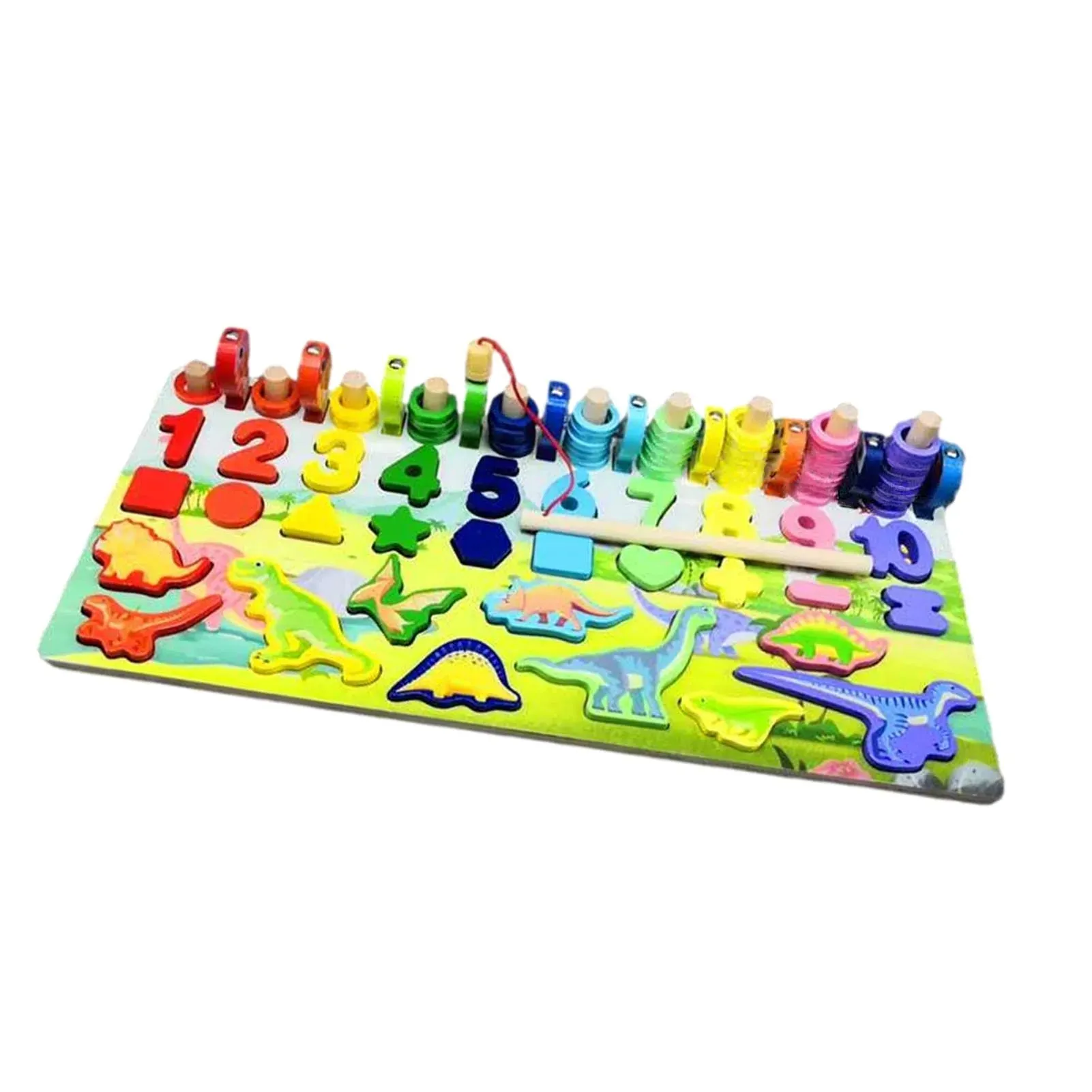 Interactive Montessori Math Fishing Board - Wooden Learning Toy for Toddlers