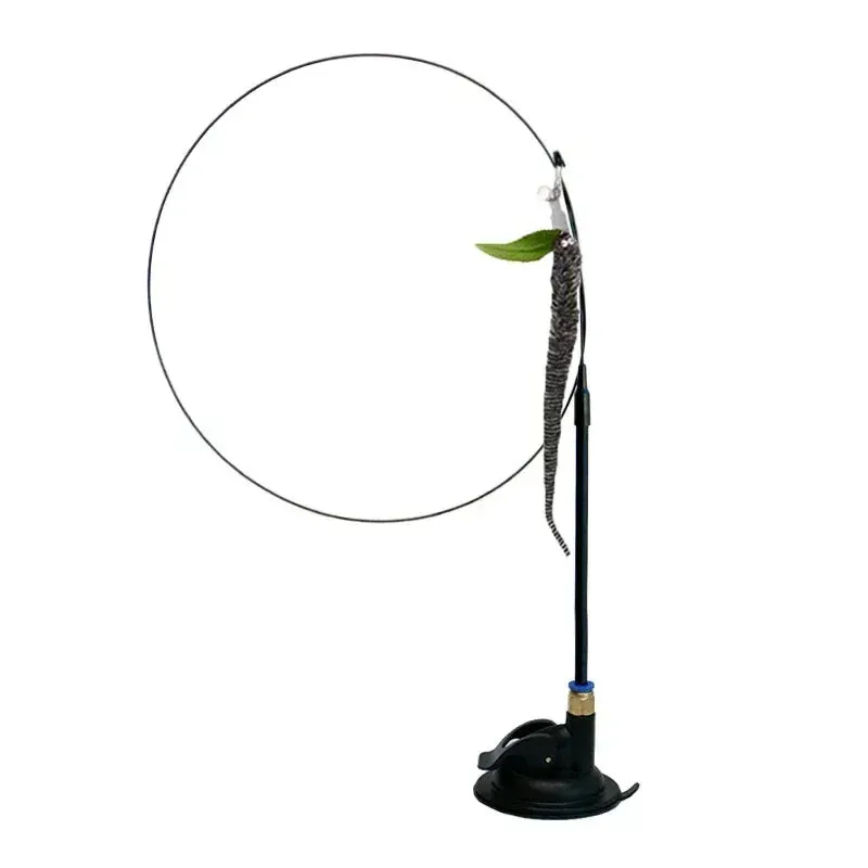 Interactive Peacock Cat Toy with Bell