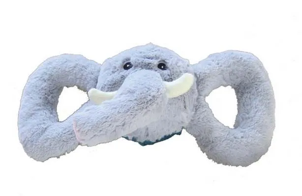 Jolly Pets Tug-a-Mal Elephant Squeaky Toy for Pets