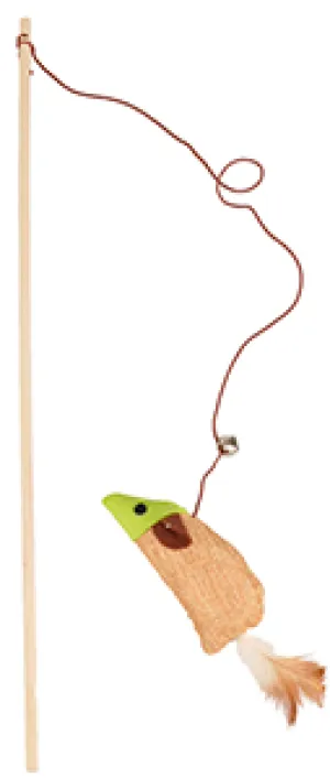 JUTY CAT DANGLER  MOUSE WOOD