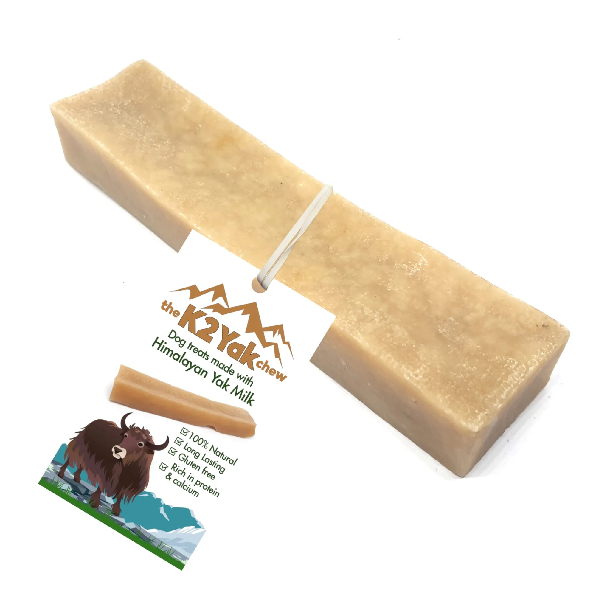 K2 Yak Chews Long Lasting Natural Dog Treats Large