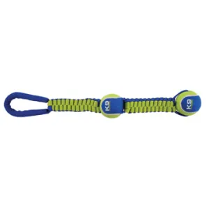 K9 Fitness by Zeus Double Tennis Ball Ballistic Nylon Twist Tug - 50.8 cm (20 in)