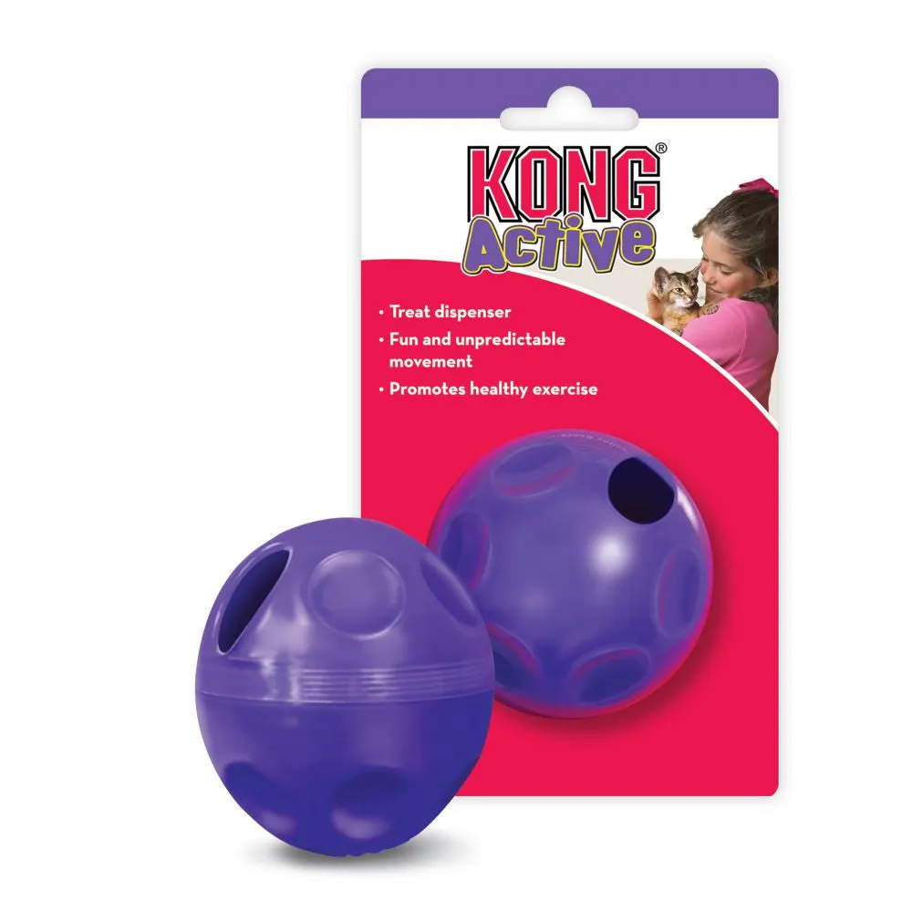 KONG Active Treat Dispensing Ball Cat Toy