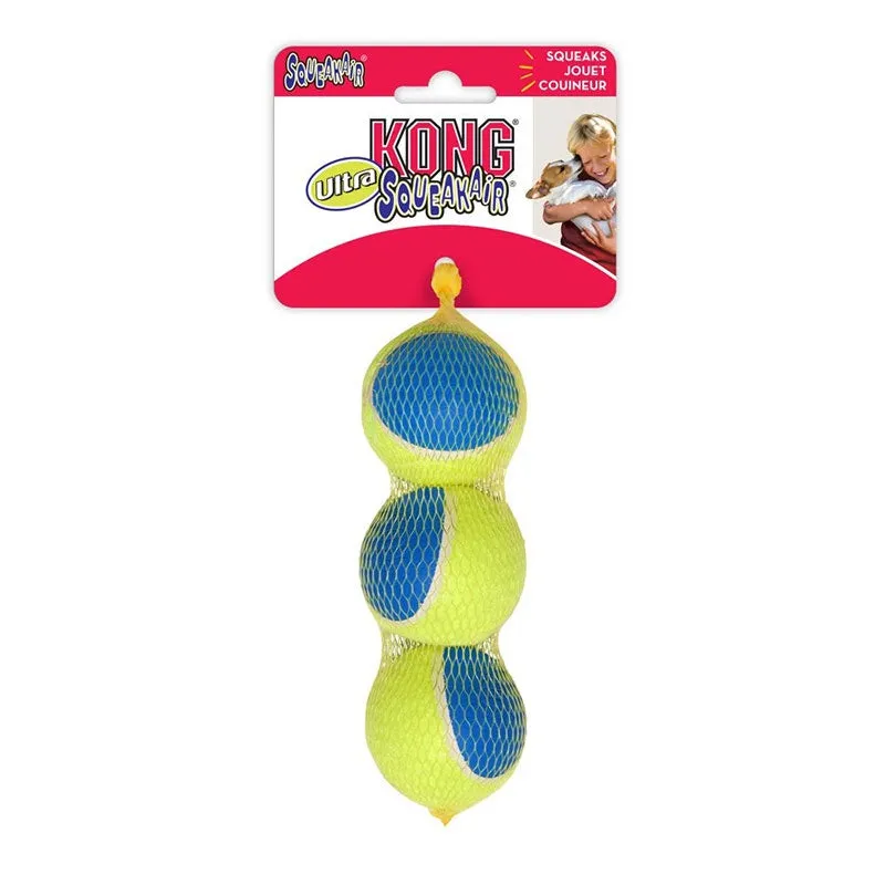 Kong SqueakAir Ultra Balls, Medium 2.5" - 3-Pack