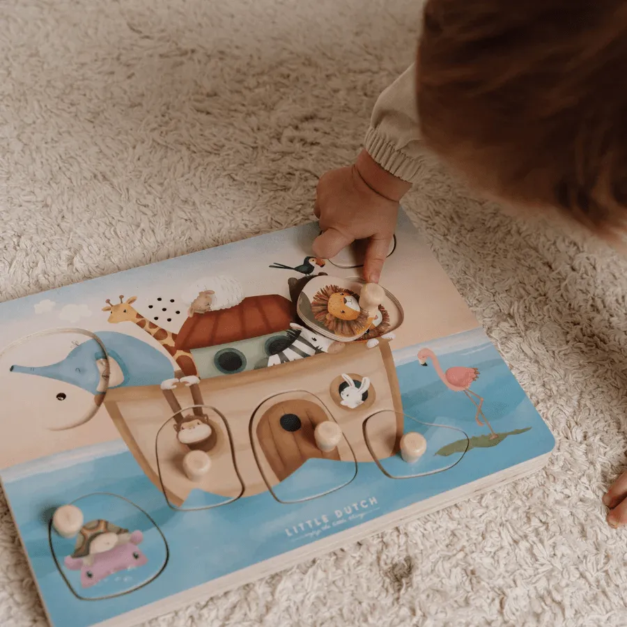 Little Dutch Wooden Sound Puzzle Noah's Ark