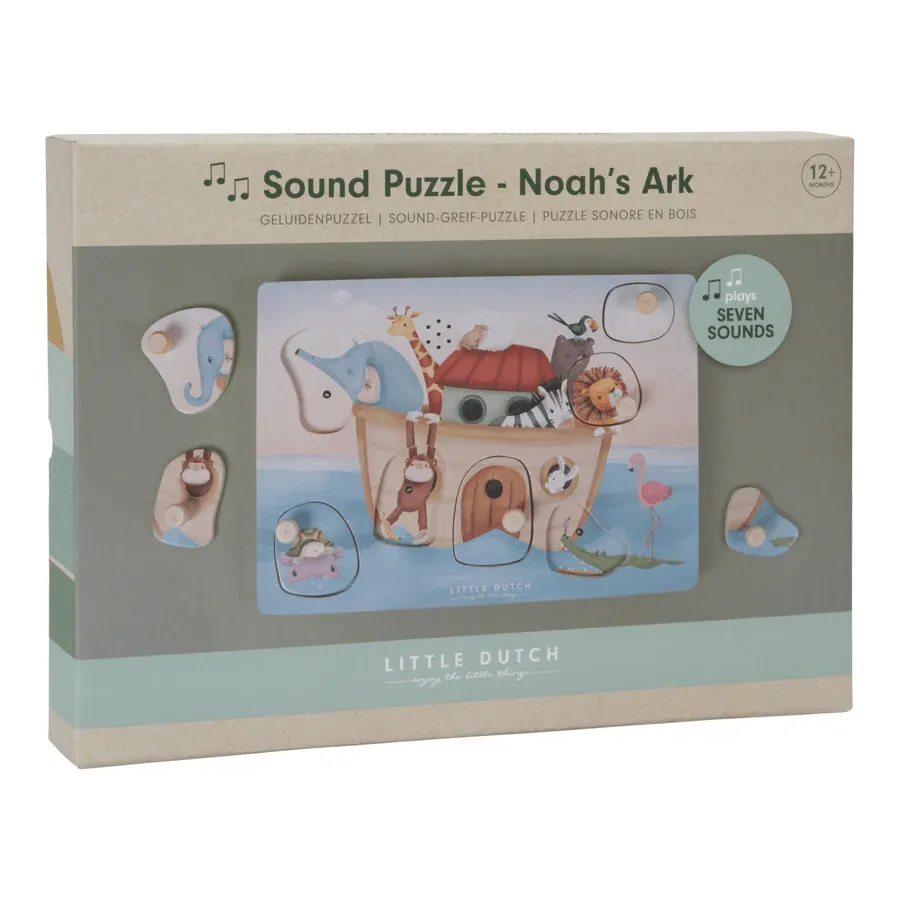 Little Dutch Wooden Sound Puzzle Noah's Ark