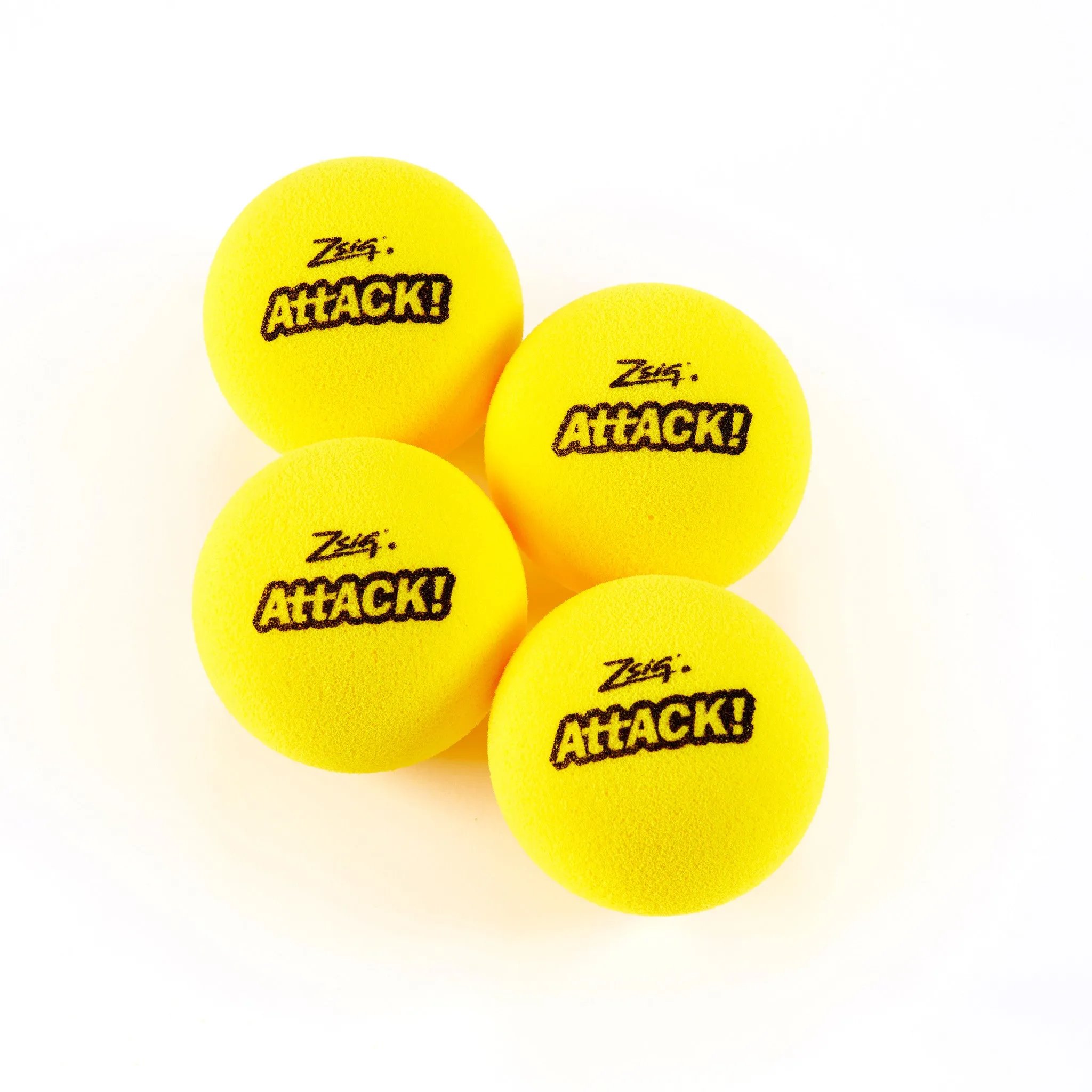 Mini Tennis | Attack! Touch Tennis Balls | Four Pack (4)