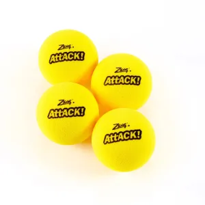 Mini Tennis | Attack! Touch Tennis Balls | Four Pack (4)