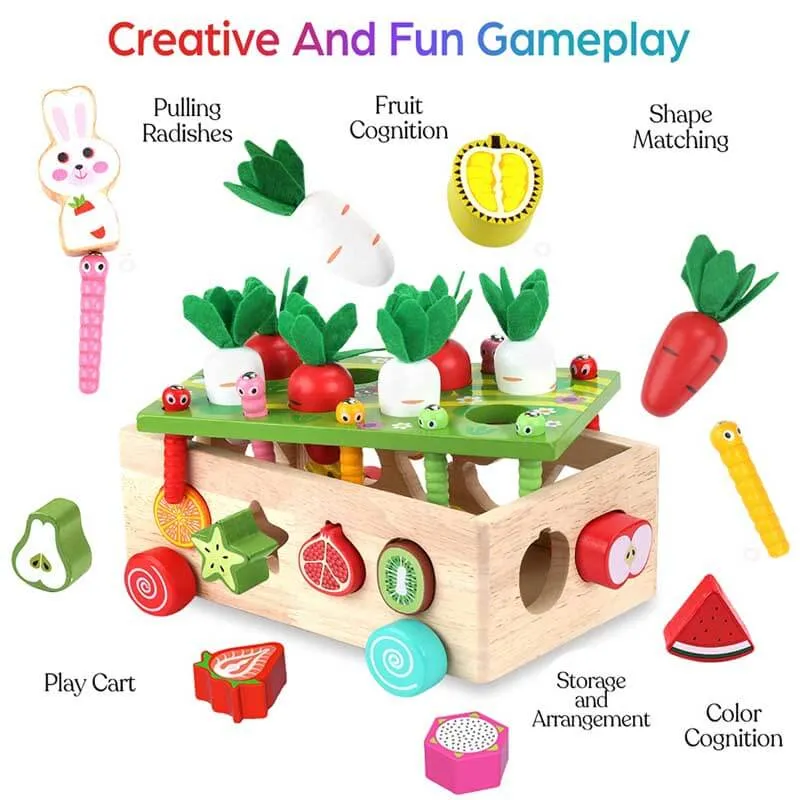 Montessori Wooden Farm