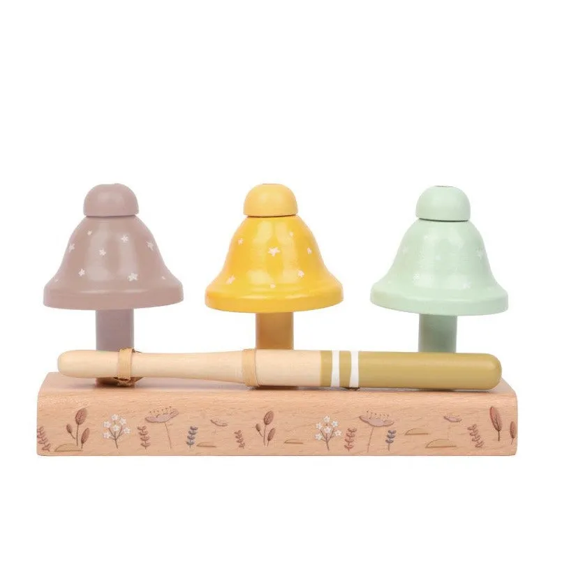 Musical Bells Toy Natural 16cm