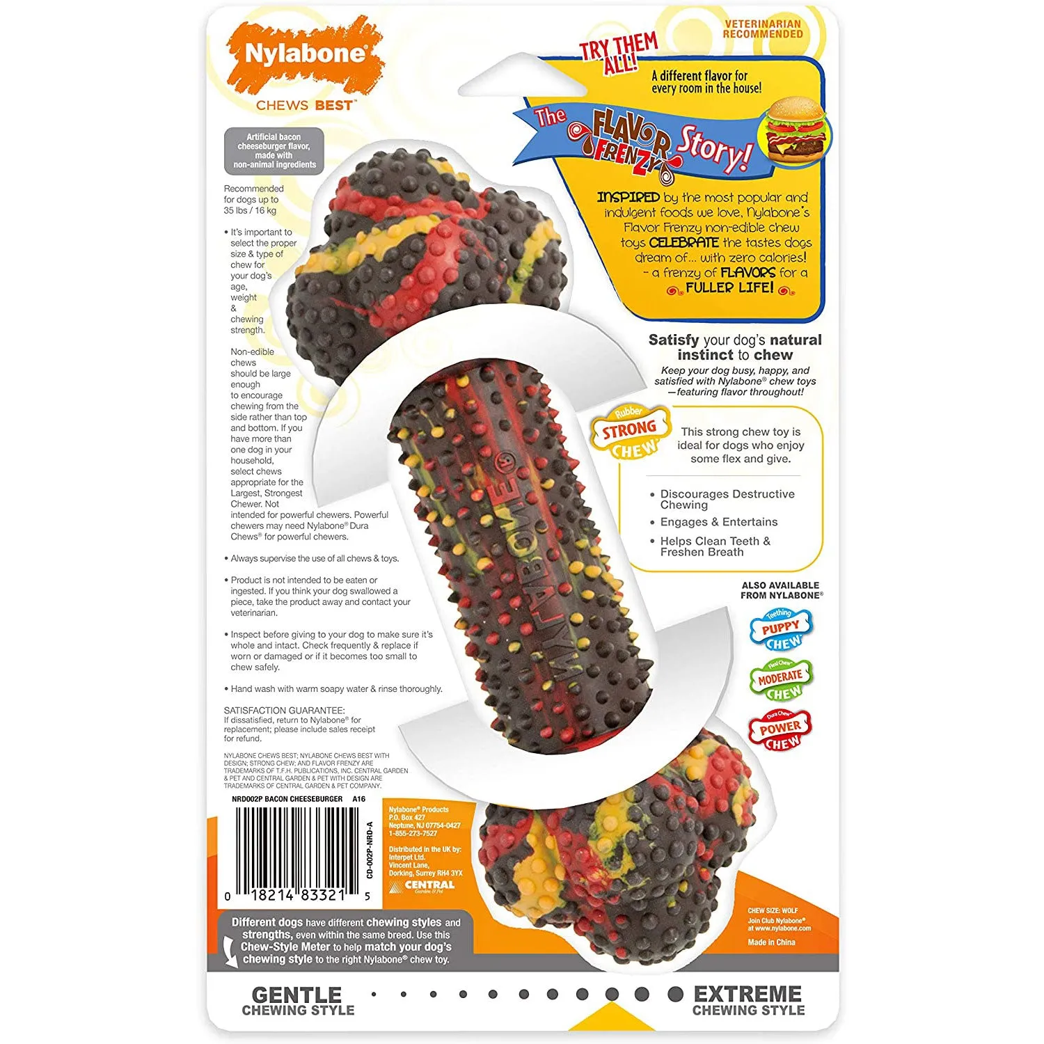 Nylabone Flavor Frenzy Strong Chew