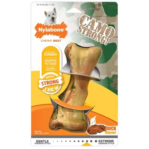 Nylabone Rubber Camo Bone Strong Chew Toy for Dog