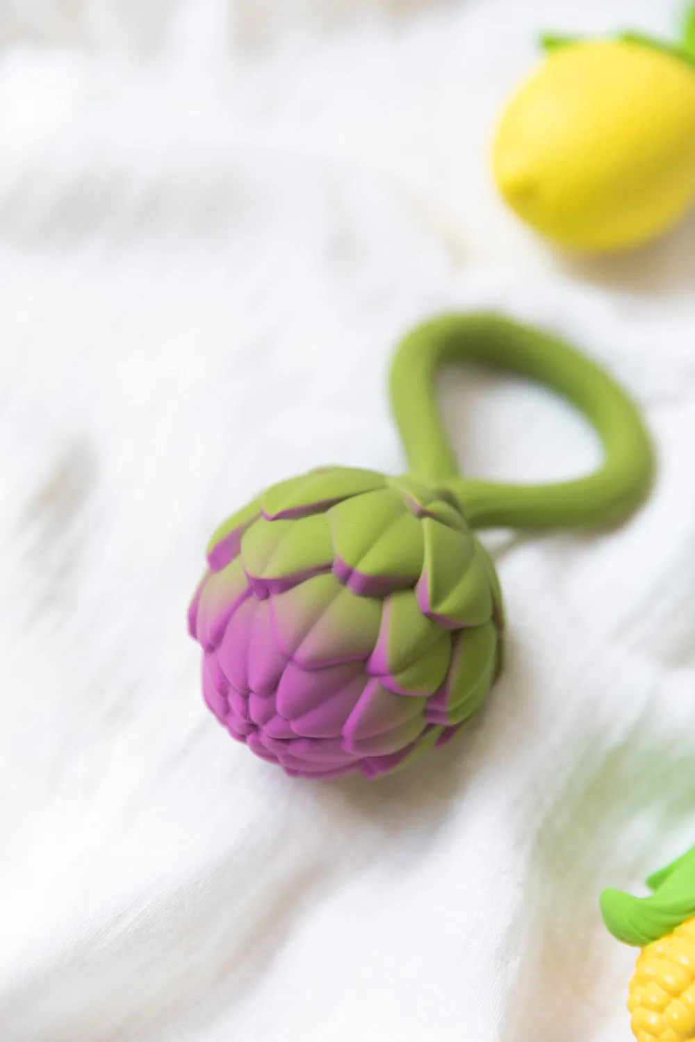 Oli & Carol Artichoke Rattle Teether