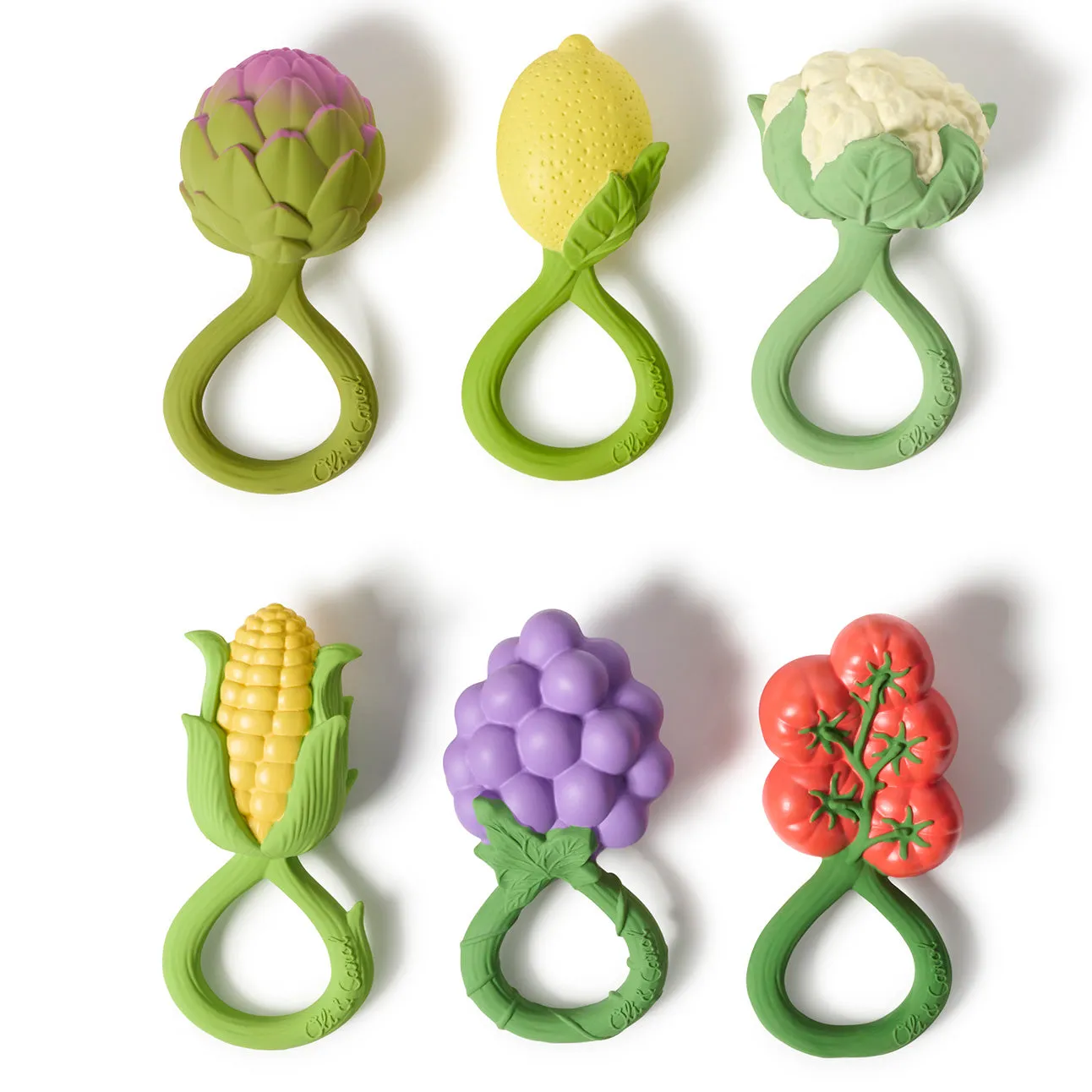 Oli & Carol Artichoke Rattle Teether