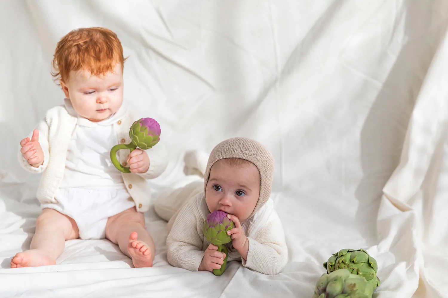 Oli & Carol Artichoke Rattle Teether