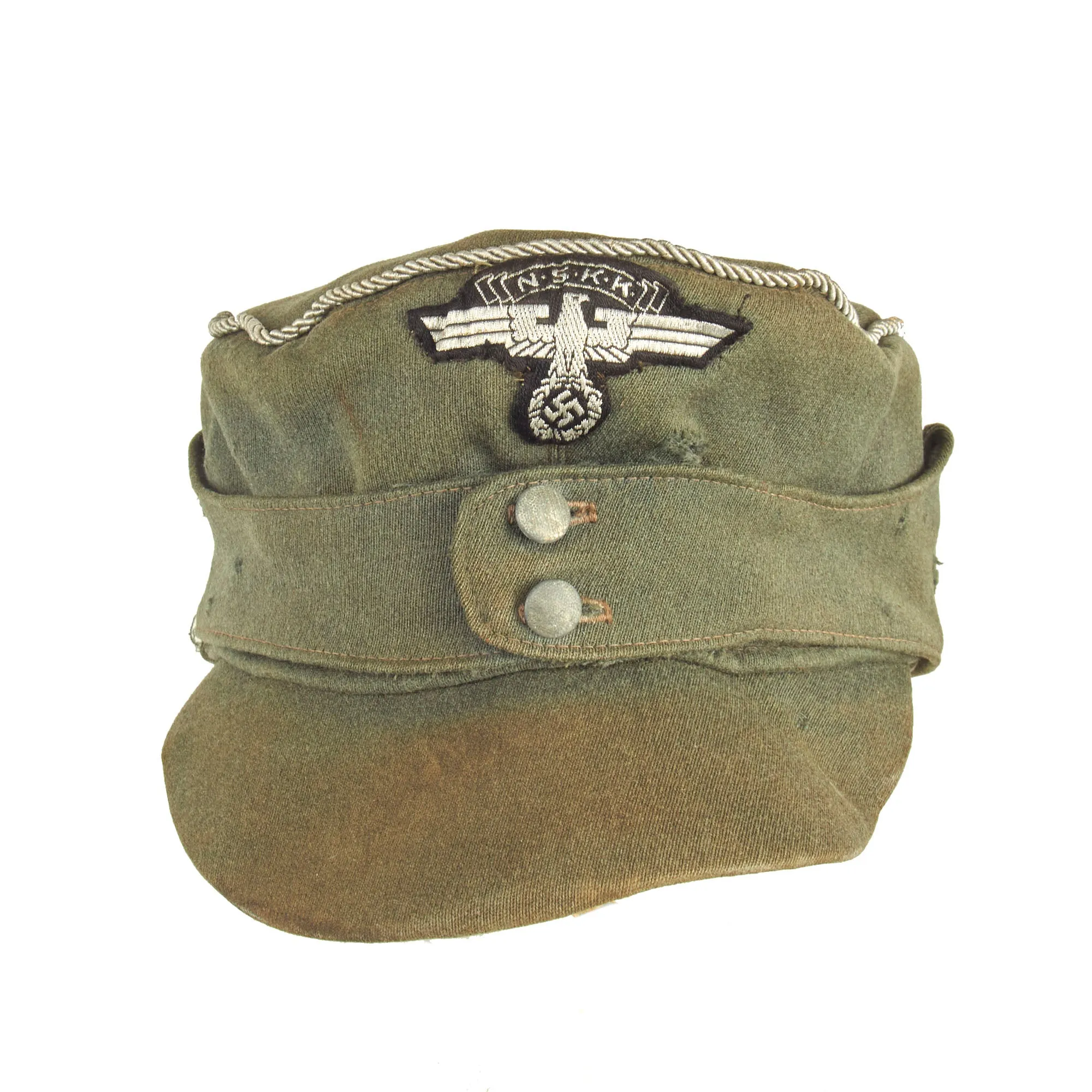 Original German WWII M43 NSKK National Socialist Motor Corps Officers Feldmütze Field Cap