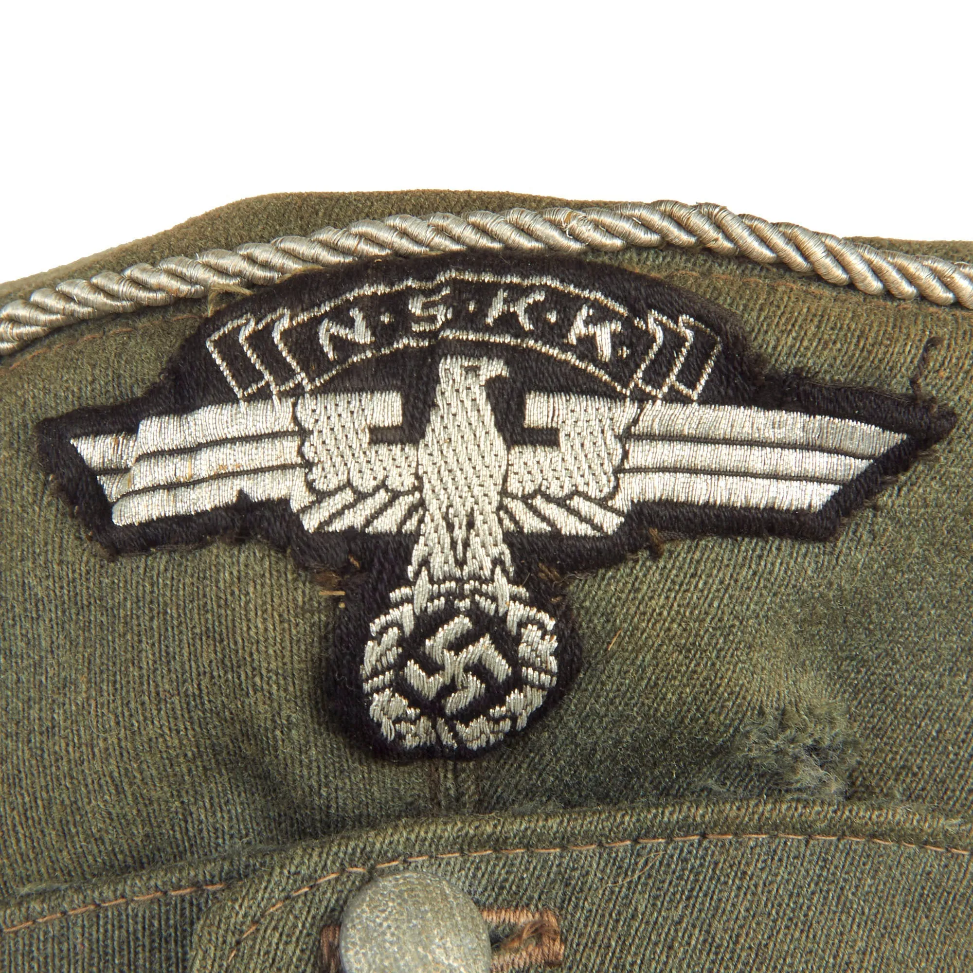 Original German WWII M43 NSKK National Socialist Motor Corps Officers Feldmütze Field Cap