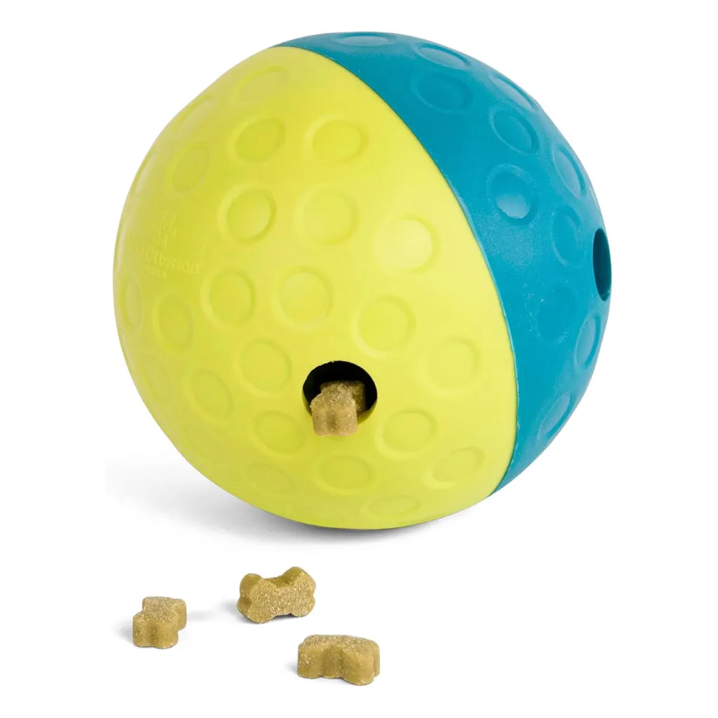 Outward Hound Nina Ottosson Treat Tumble Toy For Dogs - Small (Blue & Yellow)