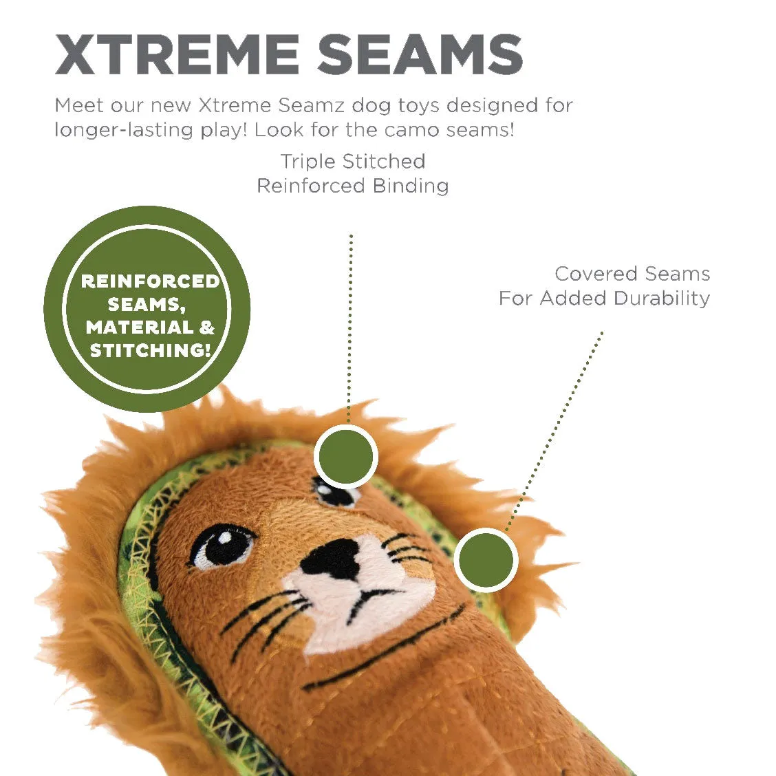 Outward Hound Xtreme Seam Lion